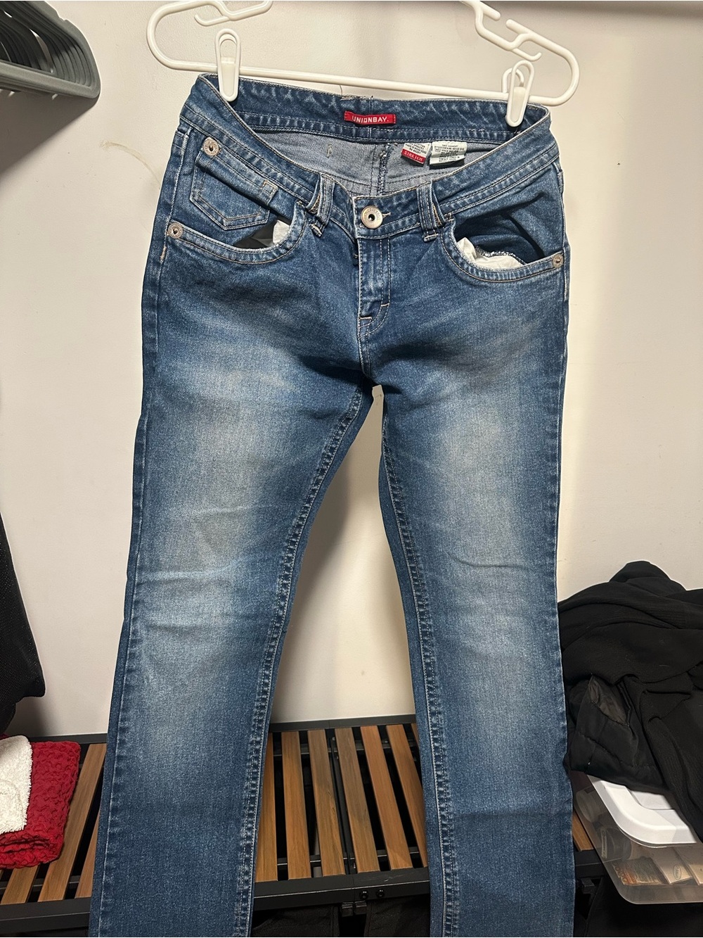 vintage UNIONBAY Slim Skinny Jeans in Blue Wash